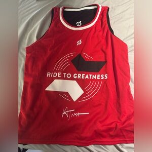 Peloton Red 'Ride to Greatness' Tank